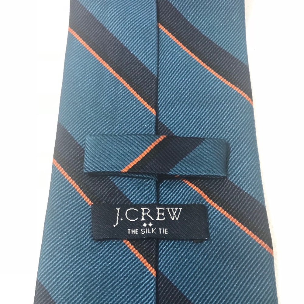 J.Crew Teal and Orange Necktie